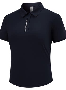 乔丹短袖T恤POLO衫女夏季透气冰感综训运动翻领半袖QDEHS2263085