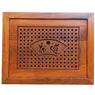 鸡翅木新款76茶业全配件嵌入式茶托漏水板茶盘茶具家用定制销售