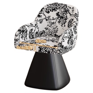 意式梳妆凳中古风化妆凳女生主卧室梳妆台椅子轻奢高级感梳妆凳