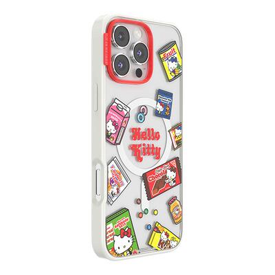 【零食天堂·手机壳】PopSockets泡泡骚xHello Kitty系列磁吸防摔手机壳苹果iPhone17/16ProMax/Pro镜面图鉴