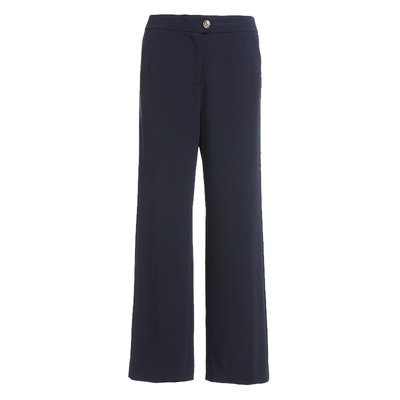 乔万尼直筒裤高腰显瘦长裤高腰