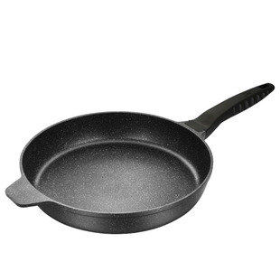 炊大皇麦饭石色煎锅不粘锅大尺寸32cm煎鱼平底煎盘家用烙饼电磁炉