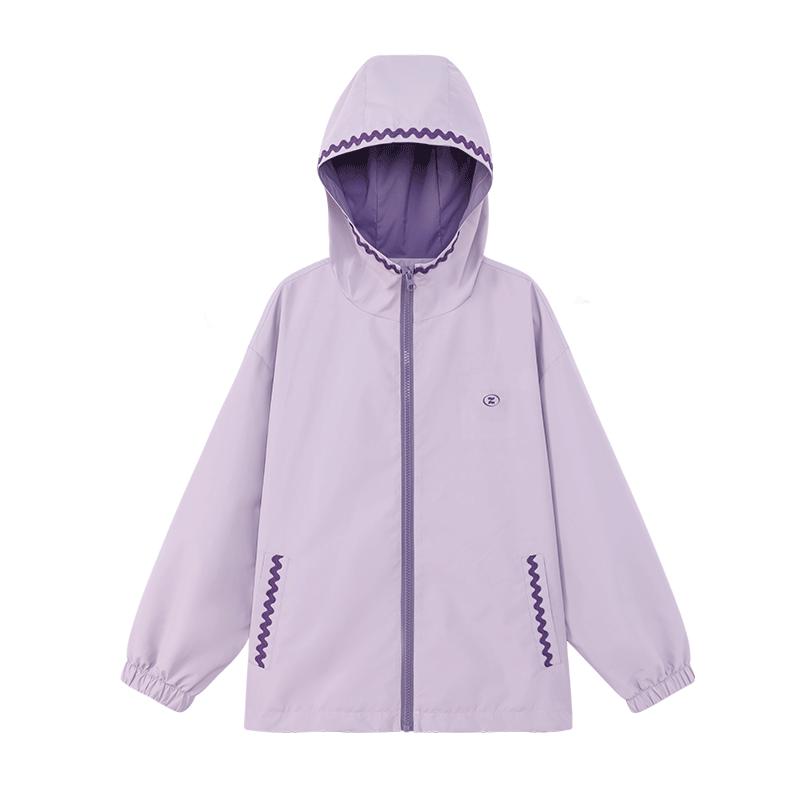 左西女童活力探险壳冲锋外套