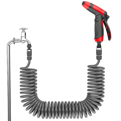 德力西伸缩弹簧水管枪洗车神器