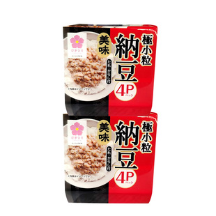 纳豆日本原装滨莉纳豆北海道调味发酵大豆178.8g*2组即食拉丝纳豆