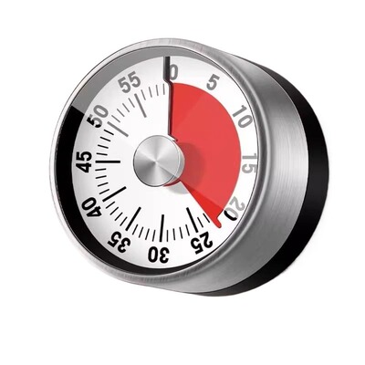 倒提醒计时器定时器厨房提醒器闹钟学生自律神器定时机械钟磁吸