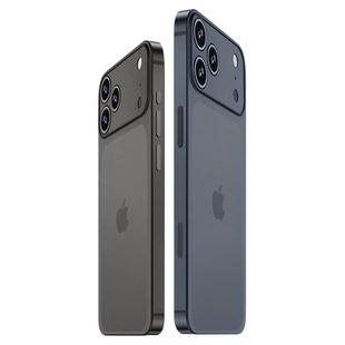 适用苹果17pro max超薄手机壳iphone16pro透明磨砂15手机套12新款13防摔纯色14裸机手感高级感硅胶黑色男硬壳