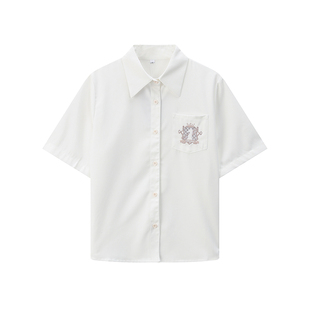 【神仙club】白皇后衬衫 原创JK衬衣短袖学院风纯棉校供感JK制服