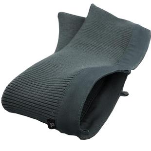 可拆卸羽绒服领子防脏护领假领子女百搭黑色针织螺纹秋冬加厚