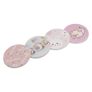 硅藻泥杯垫吸水垫圆形卡通可爱防滑杯垫家用餐桌茶杯隔热垫10cm