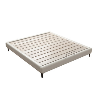 八益无床头实木床小户型排骨架床架子现代简约经济型单人床出租房