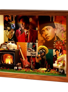 经典永存相框映张国荣风采