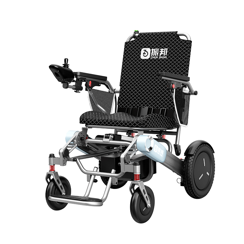 振邦新款电动轮椅遥控折叠轻便智能全自动老年人残疾人专用代步车