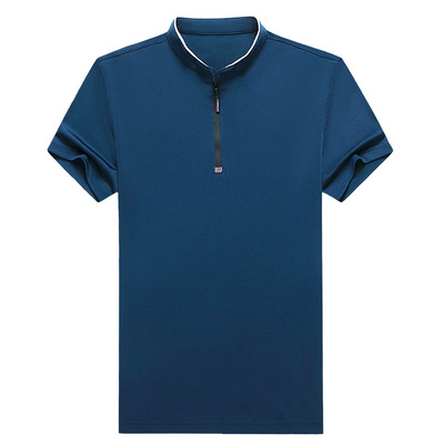 皮尔卡丹夏季冰丝短袖t恤男