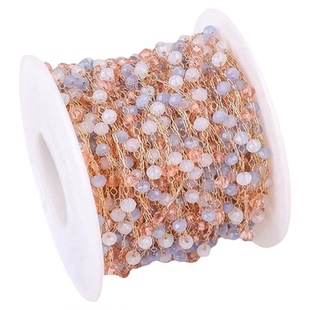 钛钢O字链不掉色流苏加密链延长链diy项链手链散链子链条配件材料