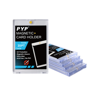 35PT强磁卡砖高清展示保护壳球星卡万智牌海贼王游戏王宝可梦PTCG