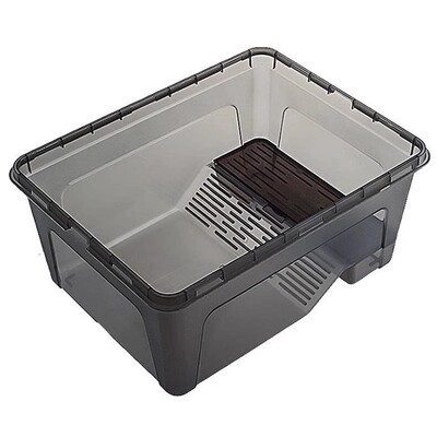 大号乌龟缸带晒台巴西龟龟缸家用饲养箱养龟专用加厚造景生态豪华