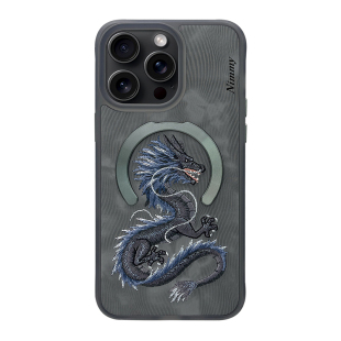 Nimmy你米适用于苹果iPhone15promax手机壳新款龙凤豹磁吸款16pro刺绣轻奢华爆款男女款高级感国潮风保护套