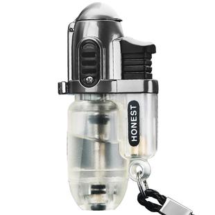 百诚充气打火机防风迷你小喷枪直冲蓝焰定火点艾灸点蚊香户外便携