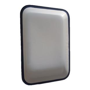 实验室搪瓷盘白瓷盘瓷方盘搪瓷托盘带盖无盖消毒盘化工托盘耐酸碱