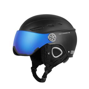 乐凯奇滑雪头盔雪镜一体单双板滑雪装备男女抗摔防撞摩托车头盔