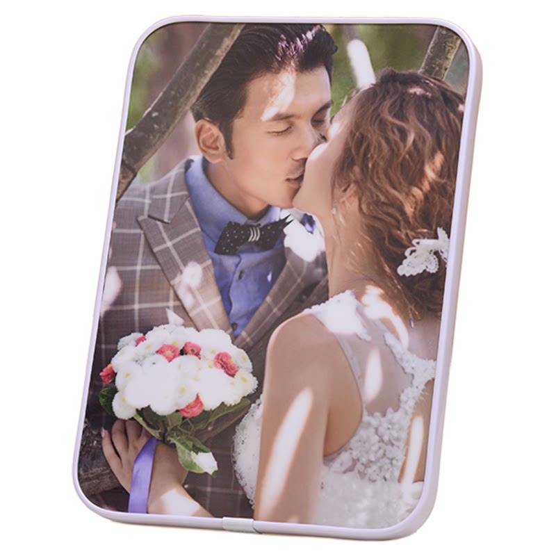 婚纱摆台照片拉米水晶结婚挂墙