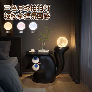 歪头猫床头柜代替品神器卧室床头置物架儿童床边储物柜创意小边柜