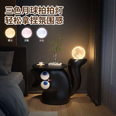 歪头猫床头柜代替品神器卧室床头置物架儿童床边储物柜创意小边柜