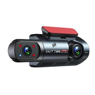 丁威特4k超高清行车记录仪2026新款免走线安装360度全景内外双录