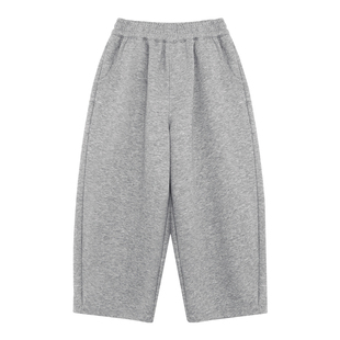 派町童装男童秋冬裤子2025新款弯刀休闲裤儿童运动裤加厚绒裤保暖