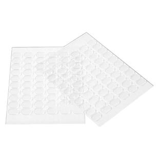 工厂批发 点胶无痕纳米双面胶透明高粘度春联对联点点胶贴车载摆件强力固定不留痕海报贴气球亚克力圆形胶贴