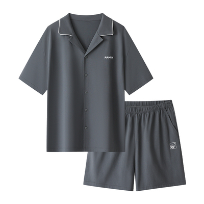 霞湖世家凉感家居服套装男女款