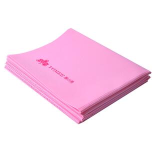 可折叠瑜伽垫子便携式超薄款午睡健身瑜珈毯防滑学生午休露营地垫