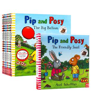 Pip and Posy波西和皮普系列10册合售英文原版绘本平装名家Axel Scheffler儿童情商培养启蒙图画书The Snowy Day/The Big balloon
