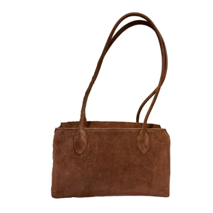 经典牛皮TR风保龄球包单肩托特腋下波士顿大容量手提包女极简ROW