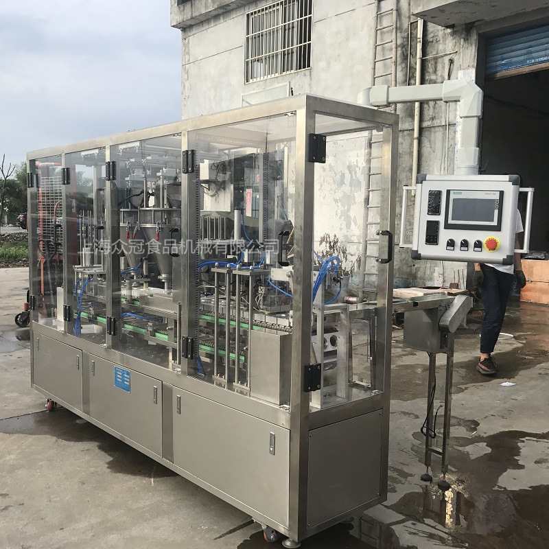 nespresso咖啡胶囊灌装机KFP2全自动灌装封口机生产设备分装