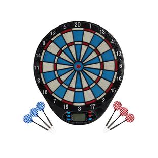 迪卡侬家用室内飞镖盘软式电子专业比赛成人练习儿童玩具OVTD