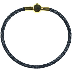 原厂品质牛皮绳手链手绳男女款红黑可穿ctf转运珠配饰半成品刻字