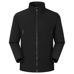 中年男士立领外套2026新款爸爸春装休闲高级夹克中老年人男装衣服