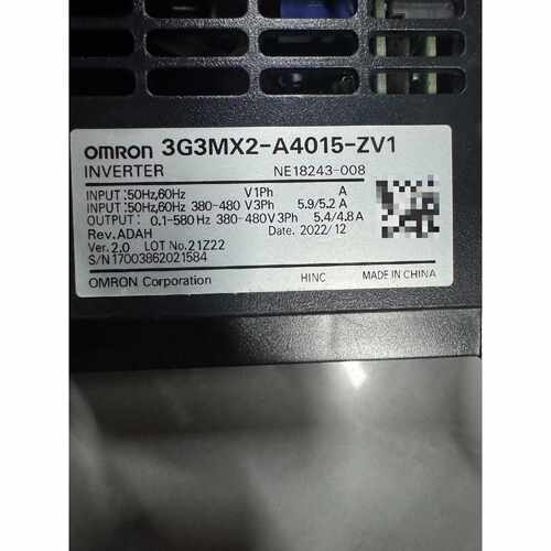 议价变频器3G3MX2-A4015-ZV1 1.5KW 3适用
