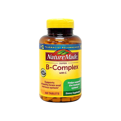 美国Nature Made复合维生素B族super B-Complex含维生素C片460粒