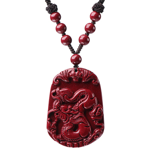 天然朱砂十二生肖吊坠无事牌项链随身男士属兔马龙蛇猴挂件女配饰