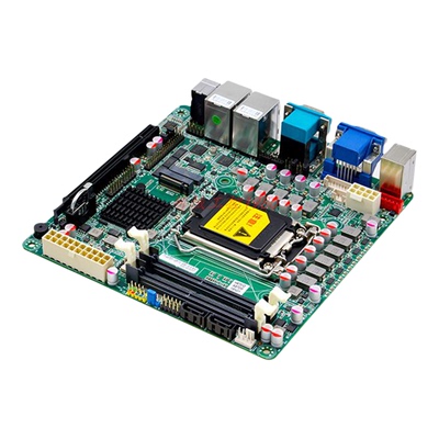 研域A570M1迷你ITX工控主板10/11代LGA1200双网台式电脑主板PCIE