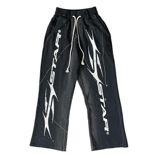 Hellstar Studios Sports Gel Pants 男女纯棉高街风休闲运动长裤