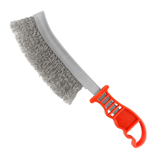 钢丝刷带柄不锈钢丝刷强力镀铜丝刷长柄刀刷除锈清洁工业用牙刷子