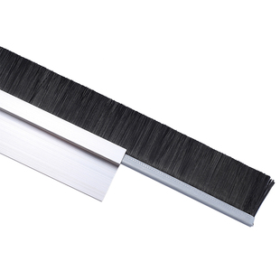 铝合金条刷 工业毛刷条 防尘挡水 门缝门窗窗户密封条 尼龙丝HF型