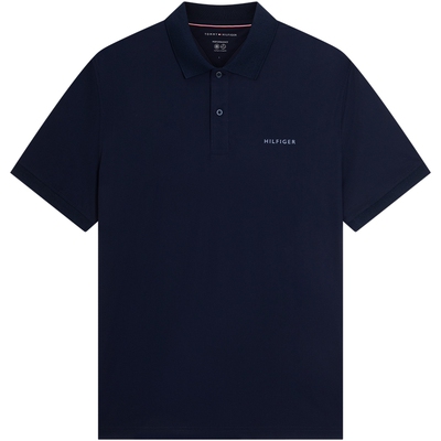 Tommy男装弹力凉感防晒短袖POLO