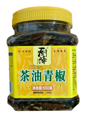 瓶装辣椒茶油青椒拌菜凉拌