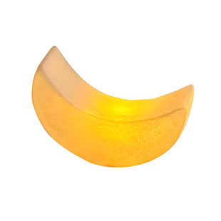 3d立体浮雕月球灯 半圆月亮摆件道具DIY手绘中秋发光月亮灯小夜灯