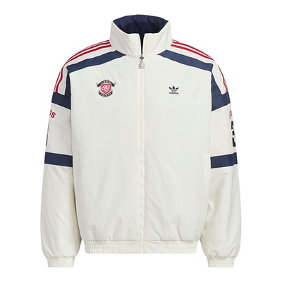 阿迪达斯三叶草双面穿棉服外套